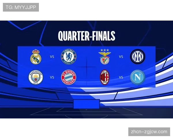 欧冠四分之一决赛抽签结果出炉:曼城对阵拜仁慕尼黑
